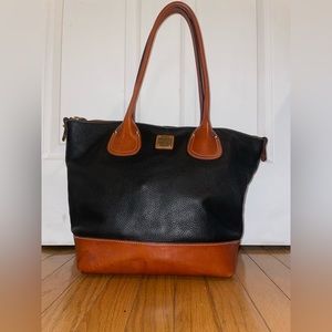 Dooney & Bourke Pebble Grain Tulip Shopper Tote Purse